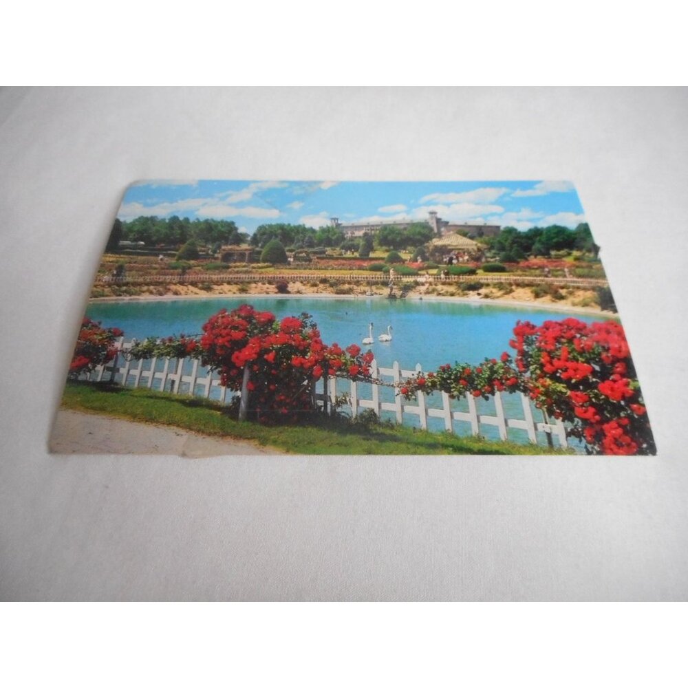 Vintage Postcard unposted Hershey Rose Garden & Arboretum, Hershey, PA